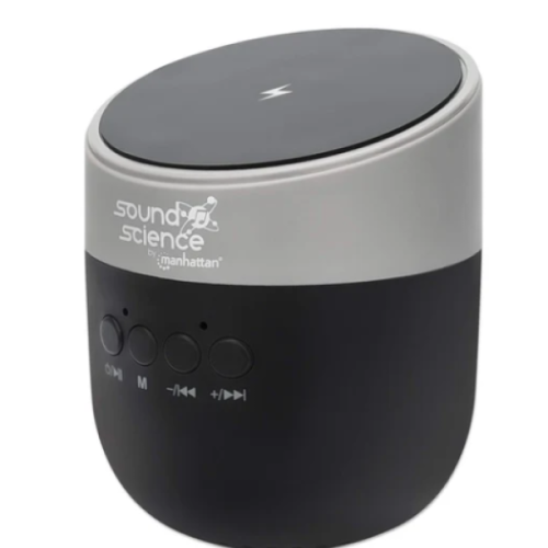 Bluetooth zvučnik sa postoljem za punjenje Manhattan 165051, black