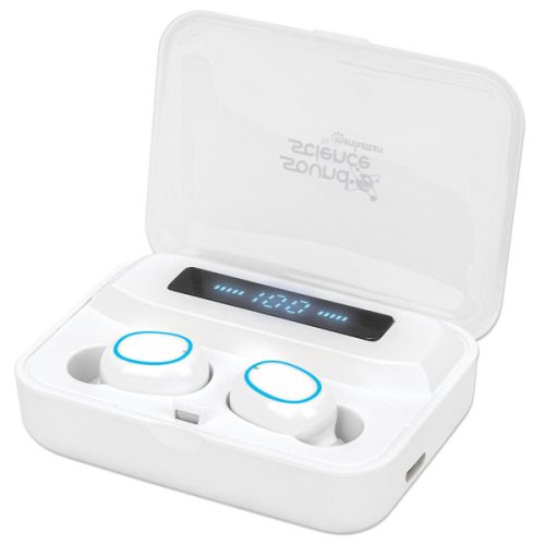 Slušalice TWS Manhattan 180399 Bluetooth 5.0 bele