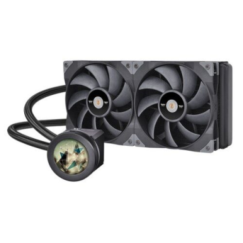 CPU Cooler Thermaltake TOUGHLIQUID Ultra 280 LCD 2.1″ Black, CL-W374-PL14BL-A