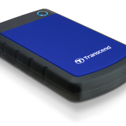 HDD E2.5″ Transcend 1TB USB 3.1 TS1TSJ25H3B Anti-shock Black/Blue