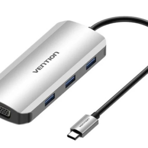 Docking station Vention TOIHB USB-C HDMI/VGA/3xUSB 3.0/PD 100W