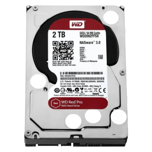 HDD WD 2TB WD2002FFSX 64MB 7200rpm Red Pro