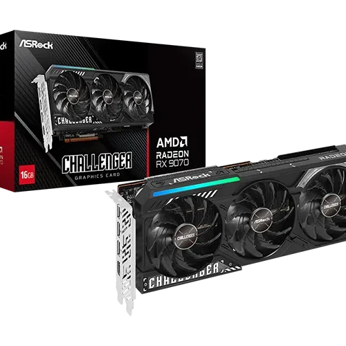 VGA Asrock Radeon RX 9070 Challenger 16GB, RX9070 CL 16G