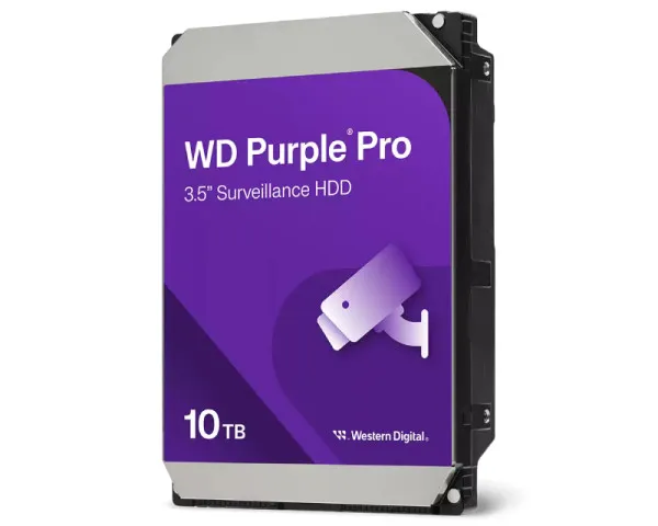 HDD WD 10TB WD102PURP SATA3 7200RPM 512MB Purple Pro