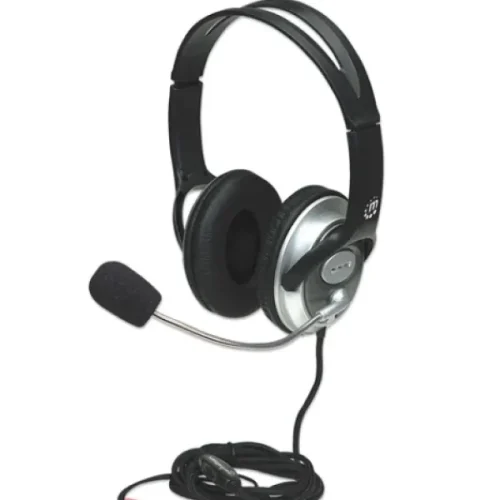 Slušalice sa mikrofonom Manhattan Classic 175555, black