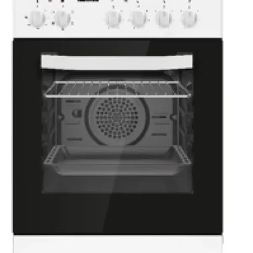 Električni šporet HEINNER HFSC-S56E4VWH 4xstruja/keramika/ventilator/50cm