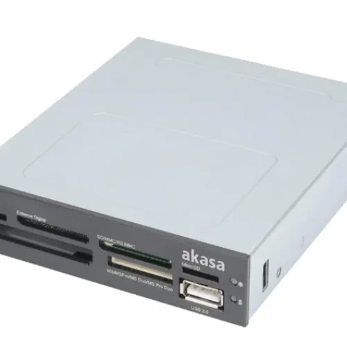 Citac kartica 3.5″ Akasa AK-ICR-07 Internal 6-Port Card Reader – black