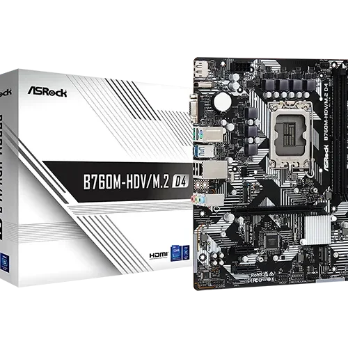 MB s1700 ASRock B760M-HDV/M.2 D4 90-MXBL40-A0UAYZ