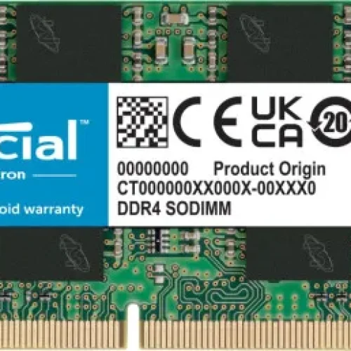 RAM SODIMM DDR4 32GB 3200MHz Crucial CT32G4SFD832A