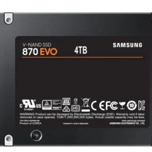 SSD 2.5″ SATA 4TB Samsung 870 EVO 560/530MBs, MZ-77E4T0B/EU