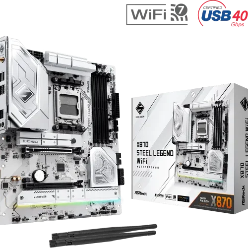 MB AM5 ASRock X870 STEEL LEGEND WIFI