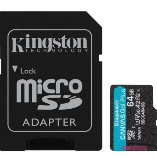 Micro SD Kingston 64GB Canvas Go Plus SDCG4/64GB +adapter