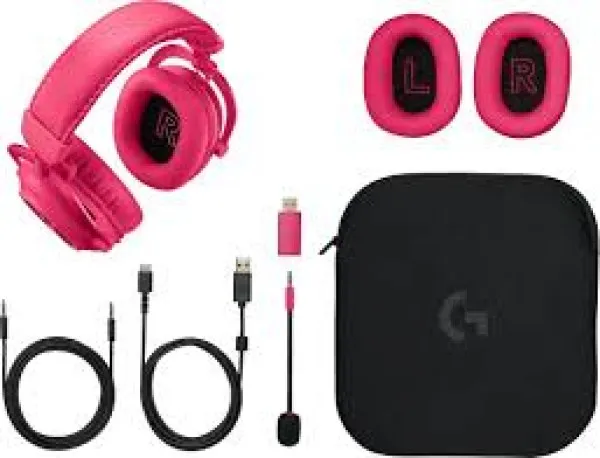 Slušalice Wireless gaming PRO X 2 Lightspeed roze 981-001275
