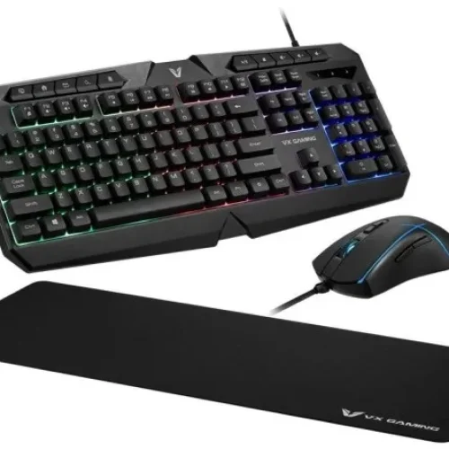 Tastatura+miš+podloga USB Volkano VX Helios VX-148-BK US crna