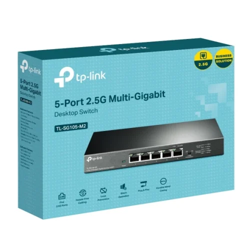 LAN Switch 5P TP-LINK TL-SG105-M2 – Unmanaged – 5×2.5G