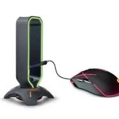 Nosač za slušalice Rampage RM-H66 RGB crni 33543