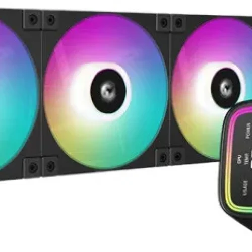 CPU Hladnjak DeepCool LD360 ARGB LCD ekran CRNO, R-LD360-BKMSN-G-1