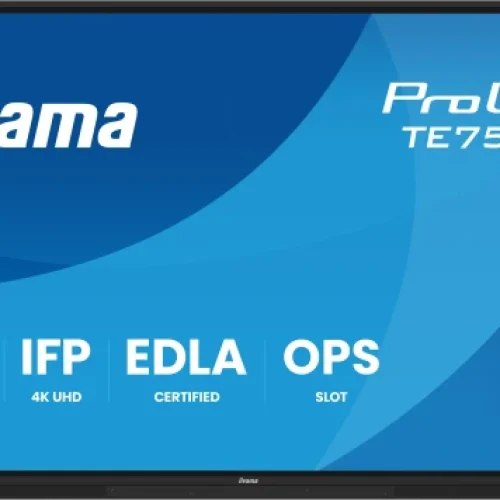 Interaktivni ekran 75″ Iiyama TE7513A-B2AG IPS 3840×2160/Android 14/8ms/HDMI/DP