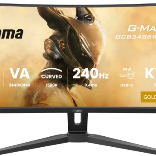 Monitor 34″ Iiyama GCB3486WQSCP-B1 VA 3440 x 1440/240Hz/0.4ms/HDMI/DP/USB/zvucni