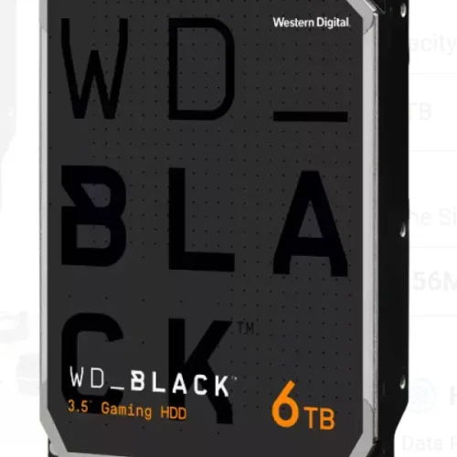 HDD WD 6TB WD6004FZWX 7200RPM 128M Black