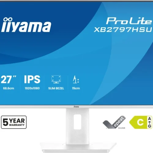 Monitor 27″ Iiyama XB2797HSU-W1 IPS 1920×1080/120Hz/1ms/HDMI/DP/USB/pivot/zvucni