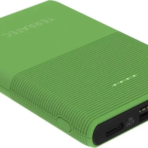 TERRATEC Power Bank P50 Pocket Green Flash, 5,000 mAh