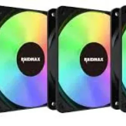 Ventilator 4x 120mm kit Raidmax Black X-Air ARGB , NV-X120FBDC4