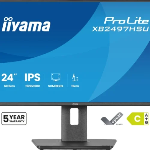 Monitor 24″ Iiyama XB2497HSU-B1 IPS 1920×1080/120Hz/4ms/HDMI/DP/USB/pivot/zvucni