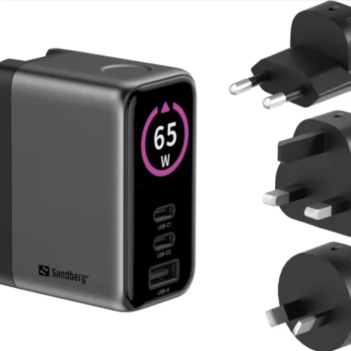 Sandberg Travel Charger PD65W Display 441-70