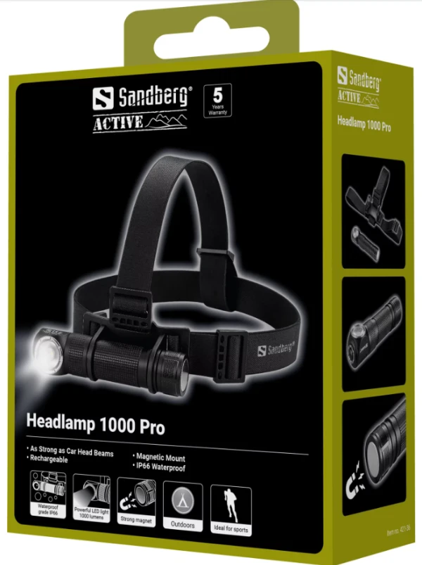 Sandberg 421-36 Headlamp 1000 Pro - Slika 4