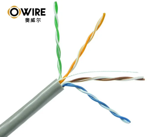 LAN UTP kabl OWIRE Cat5E Solid/CCA/0,5mm/Sivi/305m - Slika 3
