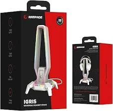 Nosač za slušalice Rampage RM-H27 RGB beli 42763 - Slika 4