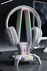 Nosač za slušalice Rampage RM-H27 RGB beli 42763 - Slika 3