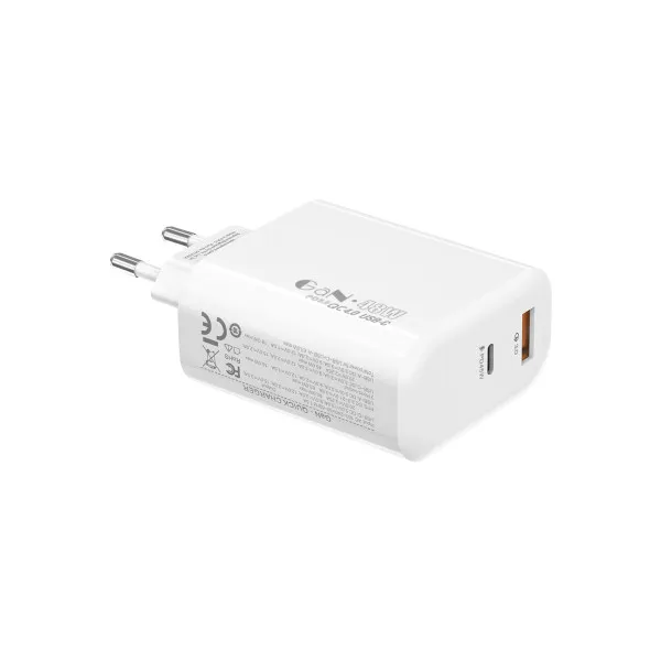 Strujni adapter S-link SL-EC68 45W PD30W/QC 18W USB-A/USB-C Brzo punjenje - Slika 3